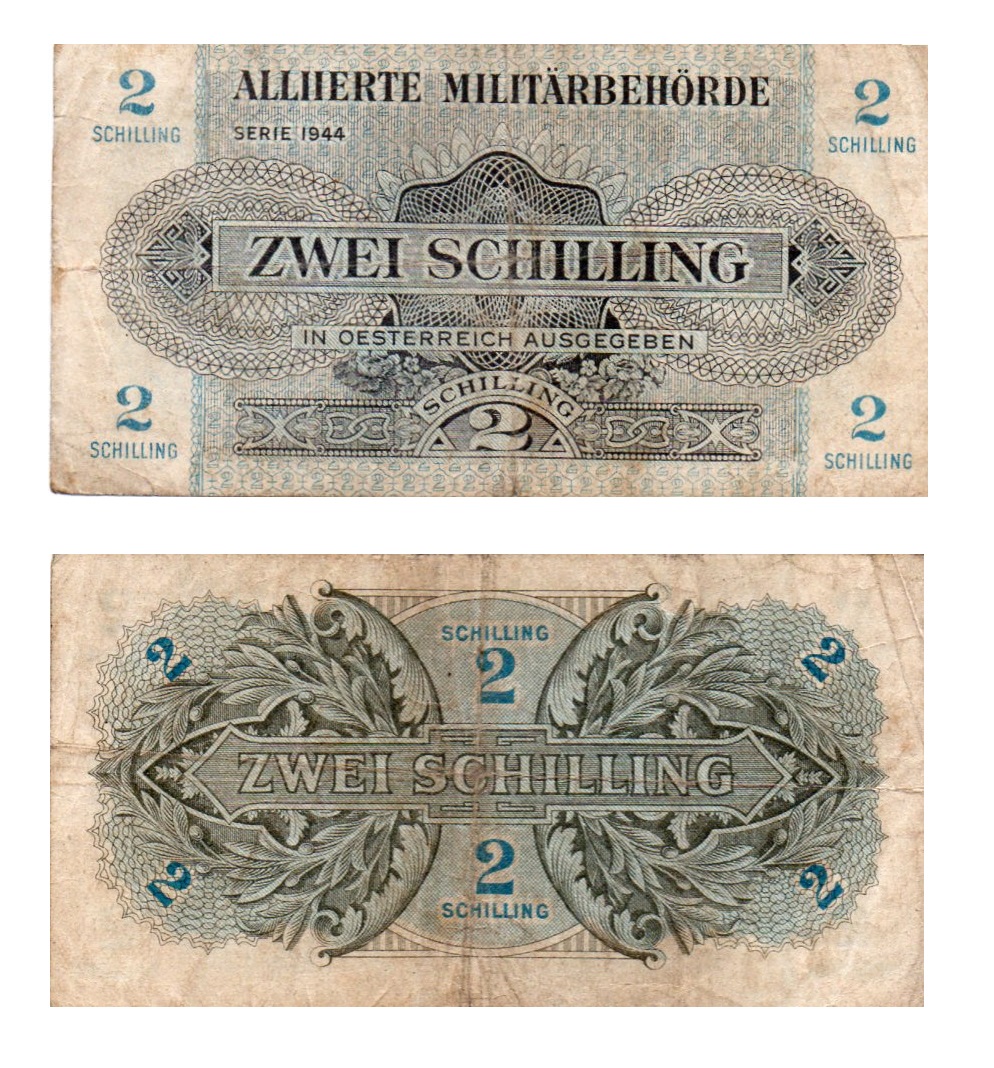 Austria #104b/F  2 Schilling